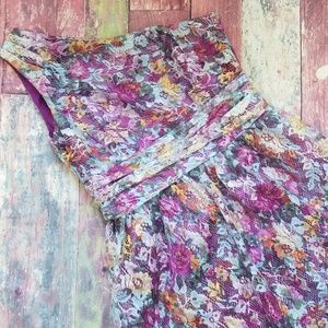 Off the shoulder floral dress